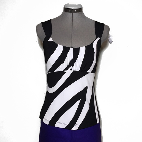 White House Black Market Tops - NEW With Tags! WHBM Black & White Tank Blouse XS